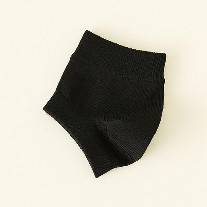 【あす楽】【靴下屋】 トウレスかかとカバー クロ 黒 ブラック / 靴下 タビオ Tabio くつ下 レディース 日本製 ¬¬