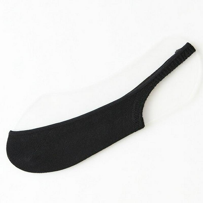 【あす楽】【靴下屋】 バックストラップ付きカバーソックス24〜26cm クロ 黒 ブラック / 靴下 タビオ Tabio くつ下 レディース 日本製 ¬¬