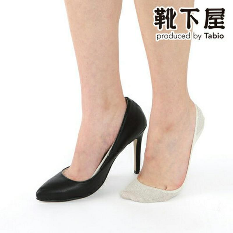 【あす楽】30%OFF【靴下屋】 ドライなラメカバーソックス24〜26cm / 靴下 タビオ Tabio くつ下 レディース フットカバー 大きいサイズ Lサイズ 日本製 2206sl