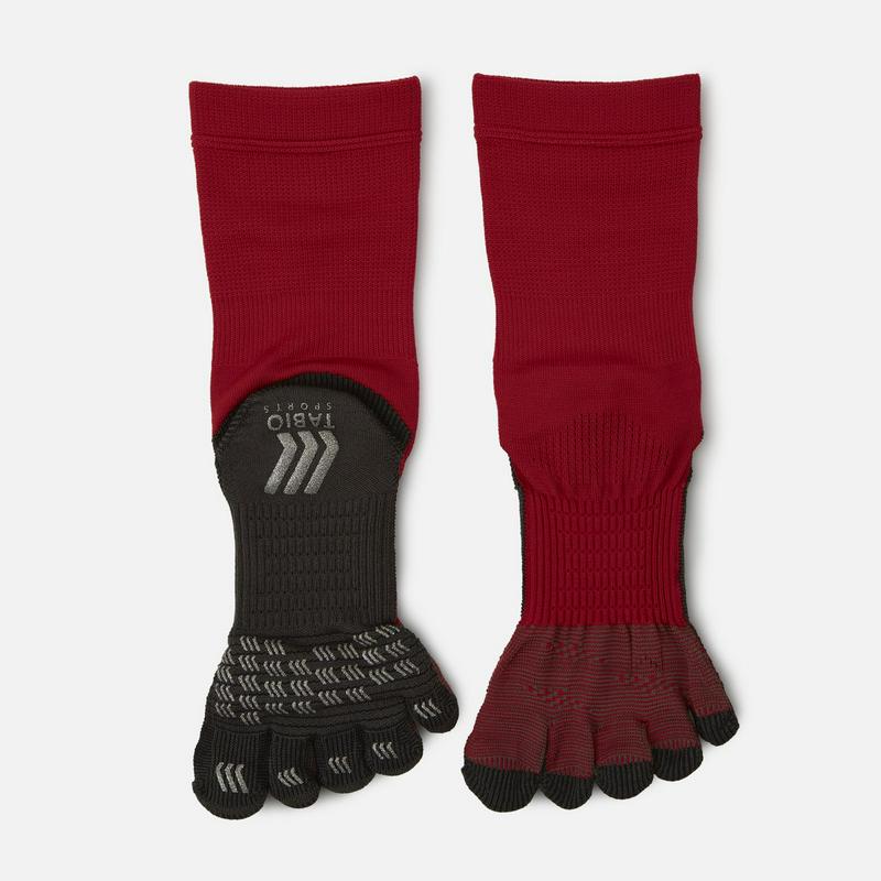 【あす楽】【TABIO SPORTS】 サッカー ソックス フットボール 5本指ソックス 23〜25cm アカ 赤 レッド / 靴下屋 靴下 タビオ Tabio サッカーソックス ストッキング タビオスポーツ くつ下 メンズ レディース スポーツ フットサル 五本指ソックス 日本製 ¬¬