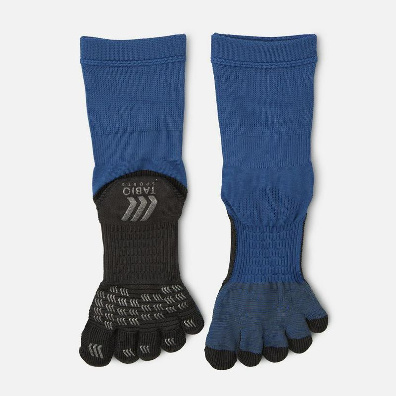 【あす楽】【TABIO SPORTS】 サッカー ソックス フットボール 5本指ソックス 27〜29cm ブルー 青 アオ / 靴下屋 靴下 タビオ Tabio サッカーソックス ストッキング タビオスポーツ くつ下 メンズ スポーツ フットサル 五本指ソックス 日本製 ¬¬