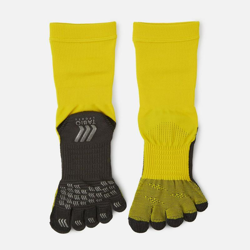 【あす楽】【TABIO SPORTS】 サッカー ソックス フットボール 5本指ソックス 23〜25cm イエロー / 靴下屋 靴下 タビオ Tabio サッカーソックス ストッキング タビオスポーツ くつ下 メンズ レディース スポーツ フットサル 五本指ソックス 日本製 ¬¬