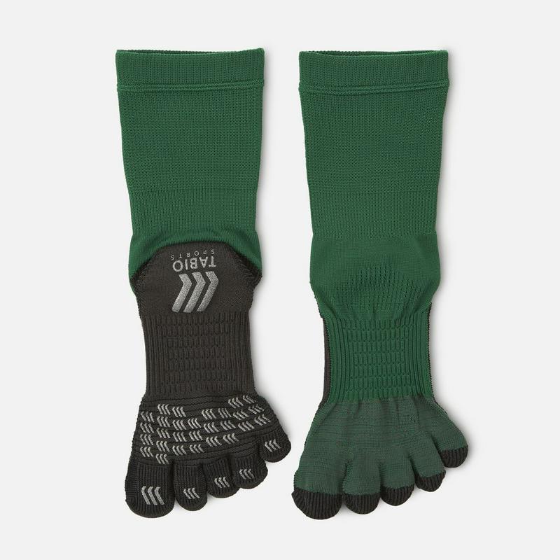 【あす楽】【TABIO SPORTS】 サッカー ソックス フットボール 5本指ソックス 27〜29cm グリーン 緑 ミドリ / 靴下屋 靴下 タビオ Tabio サッカーソックス ストッキング タビオスポーツ くつ下 メンズ スポーツ フットサル 五本指ソックス 日本製 ¬¬