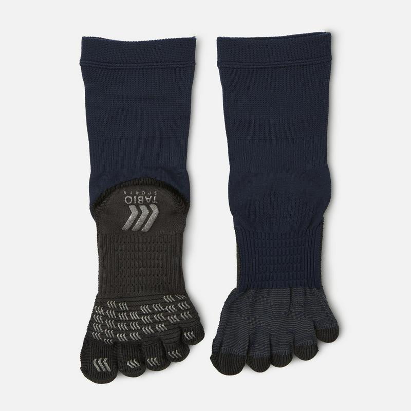 【あす楽】【TABIO SPORTS】 サッカー ソックス フットボール 5本指ソックス 25〜27cm コン 紺 ネイビー / 靴下屋 靴下 タビオ Tabio サッカーソックス ストッキング タビオスポーツ くつ下 メンズ スポーツ フットサル 五本指ソックス 日本製 ¬¬