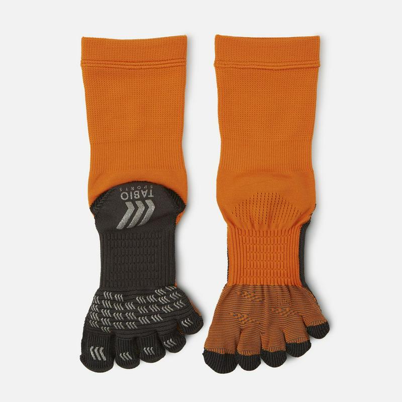 【あす楽】【TABIO SPORTS】 サッカー ソックス フットボール 5本指ソックス 23〜25cm オレンジ 橙色 / 靴下屋 靴下 タビオ Tabio サッカーソックス ストッキング タビオスポーツ くつ下 メンズ レディース スポーツ フットサル 五本指ソックス 日本製 ¬¬