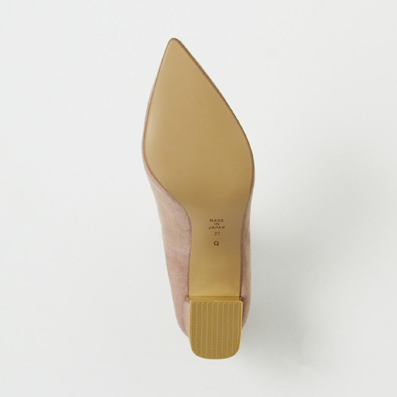 絶妙カットとヒールがアクセント♪ミドルヒールパンプス
