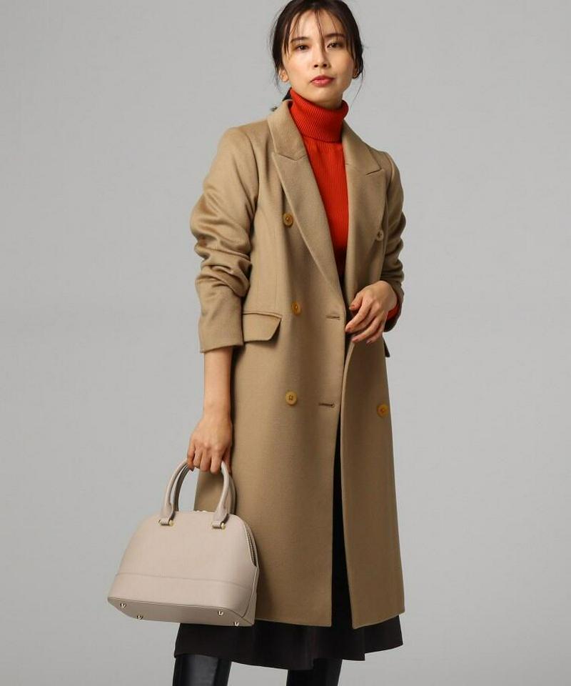 ビーバーダブルボタンコート