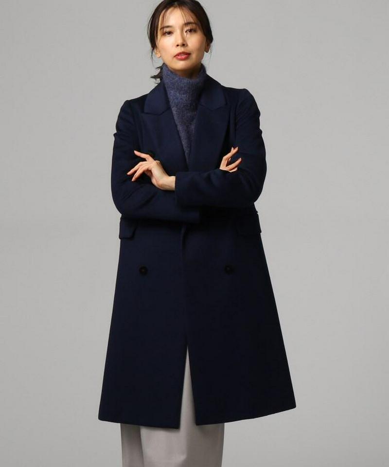 ビーバーダブルボタンコート