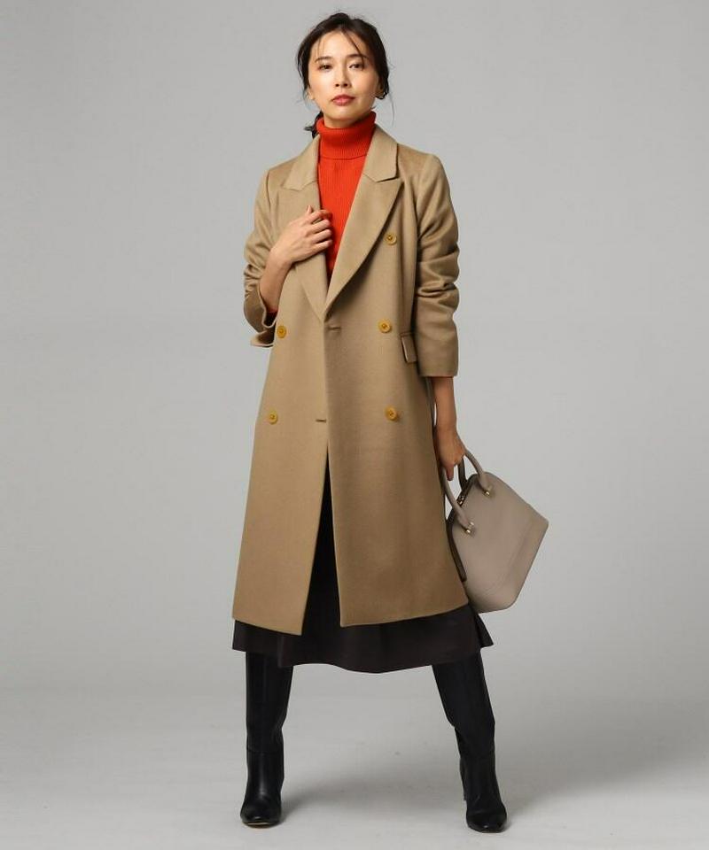 ビーバーダブルボタンコート