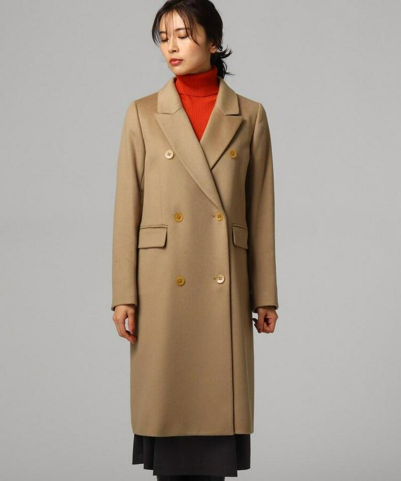 ビーバーダブルボタンコート