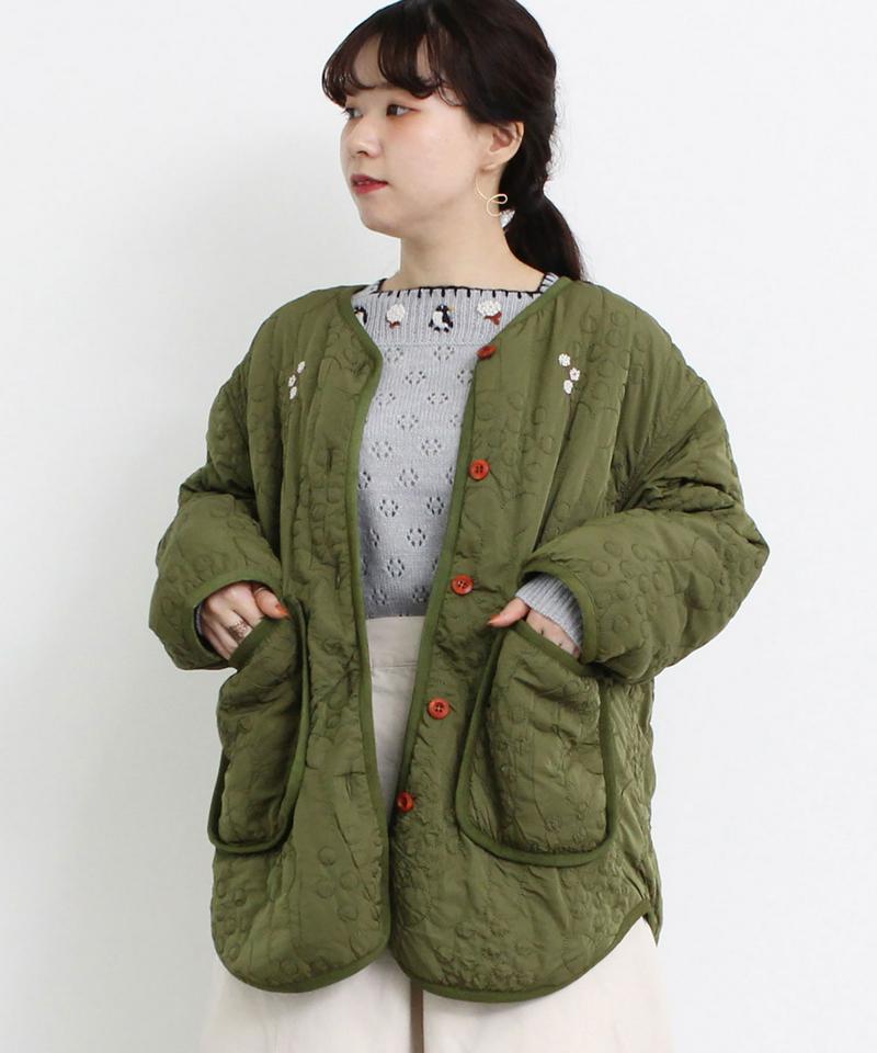 【WEB限定ミニバッグ付き】　eiπe　綿花キルティング 2wayジャケット
