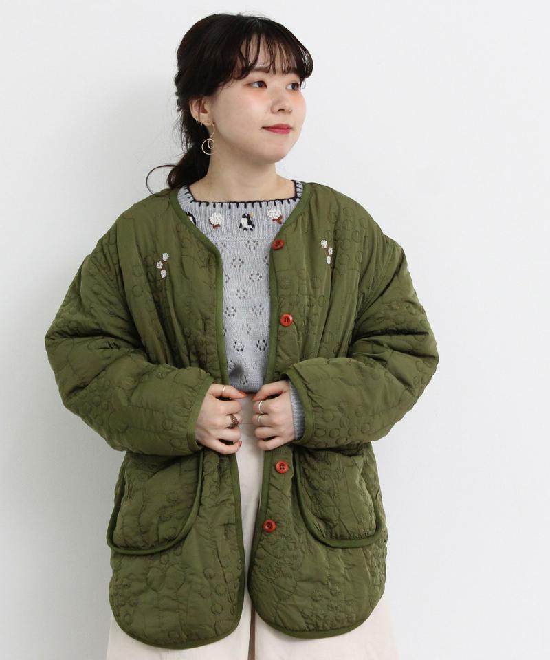 【WEB限定ミニバッグ付き】　eiπe　綿花キルティング 2wayジャケット