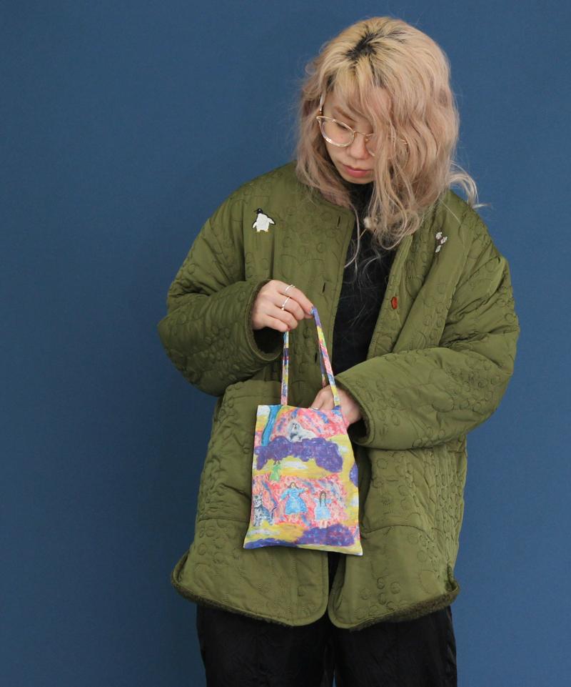 【WEB限定ミニバッグ付き】　eiπe　綿花キルティング 2wayジャケット