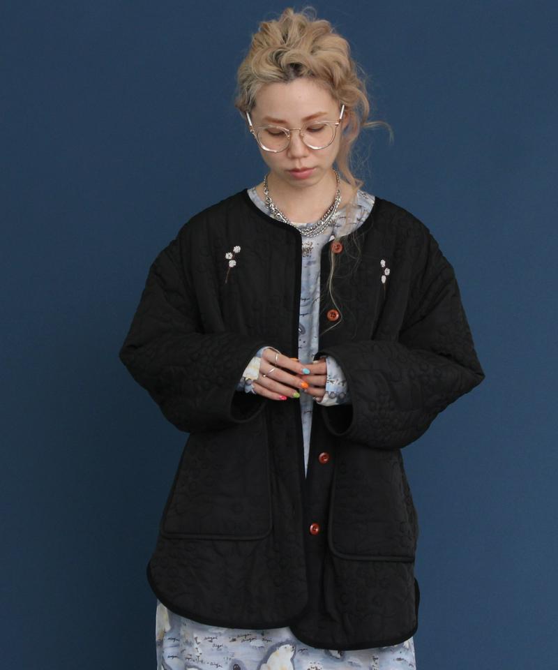 【WEB限定ミニバッグ付き】　eiπe　綿花キルティング 2wayジャケット