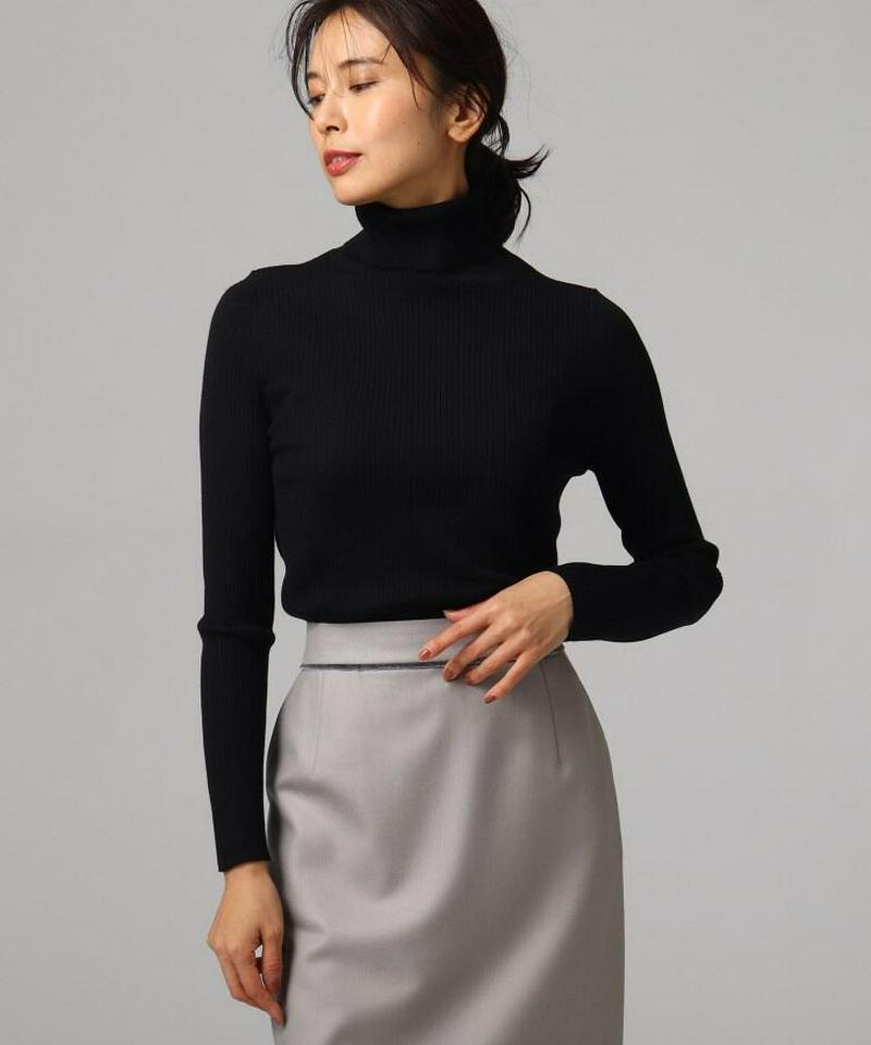 [L]ウールタートルネックプルオーバー