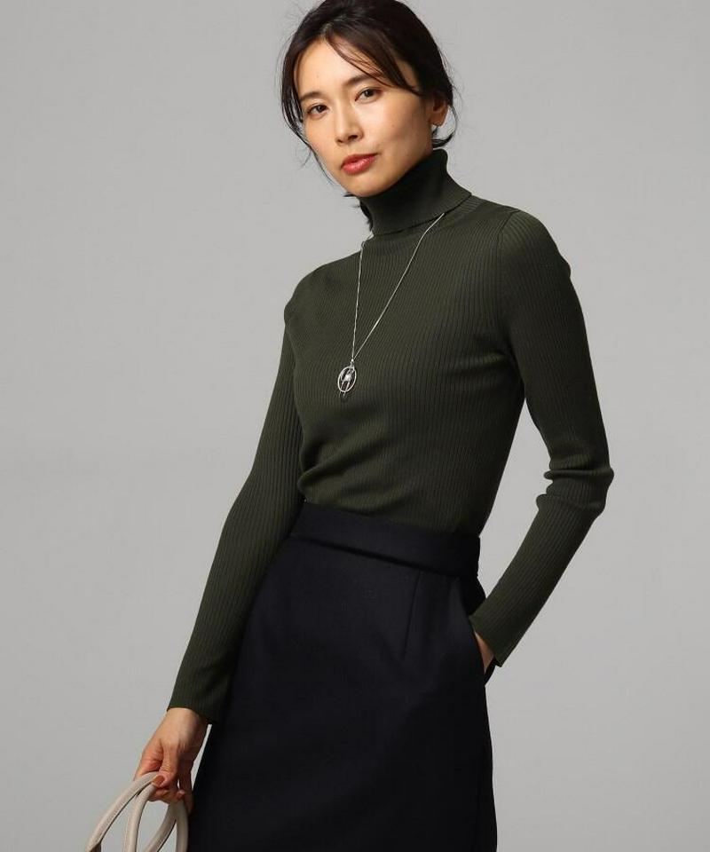 [L]ウールタートルネックプルオーバー