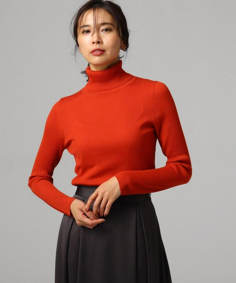 [L]ウールタートルネックプルオーバー