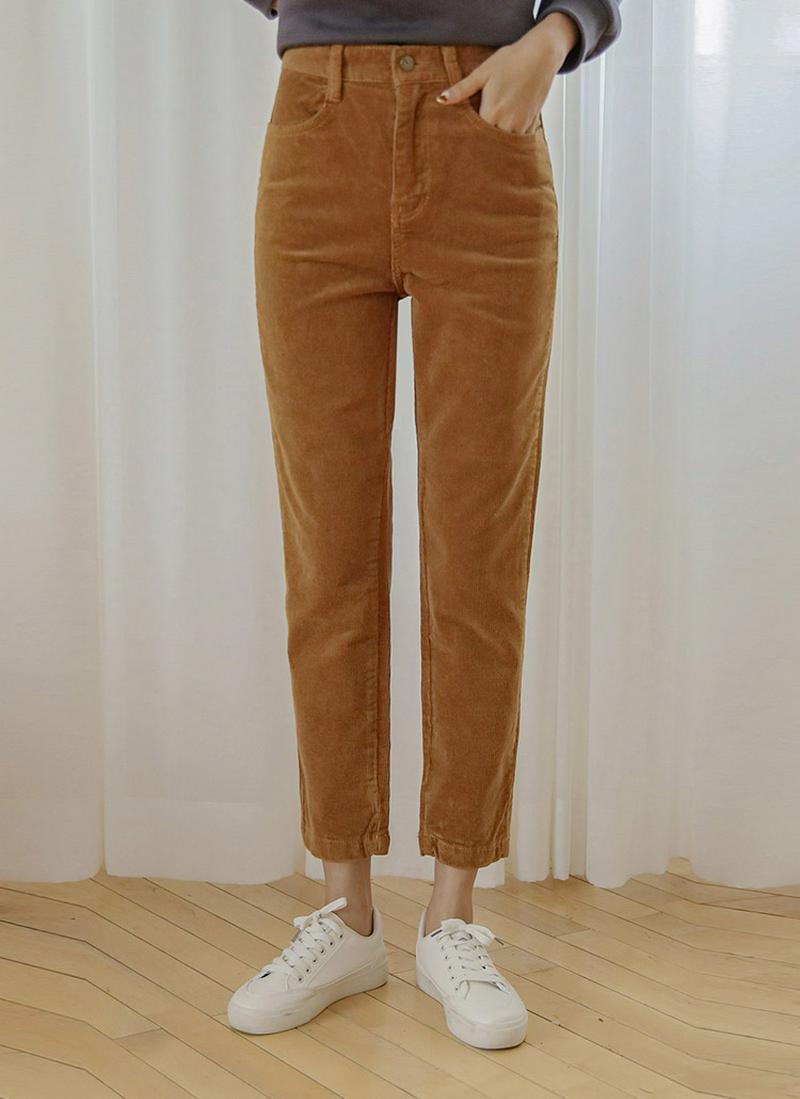 コーデュロイストレートパンツ
