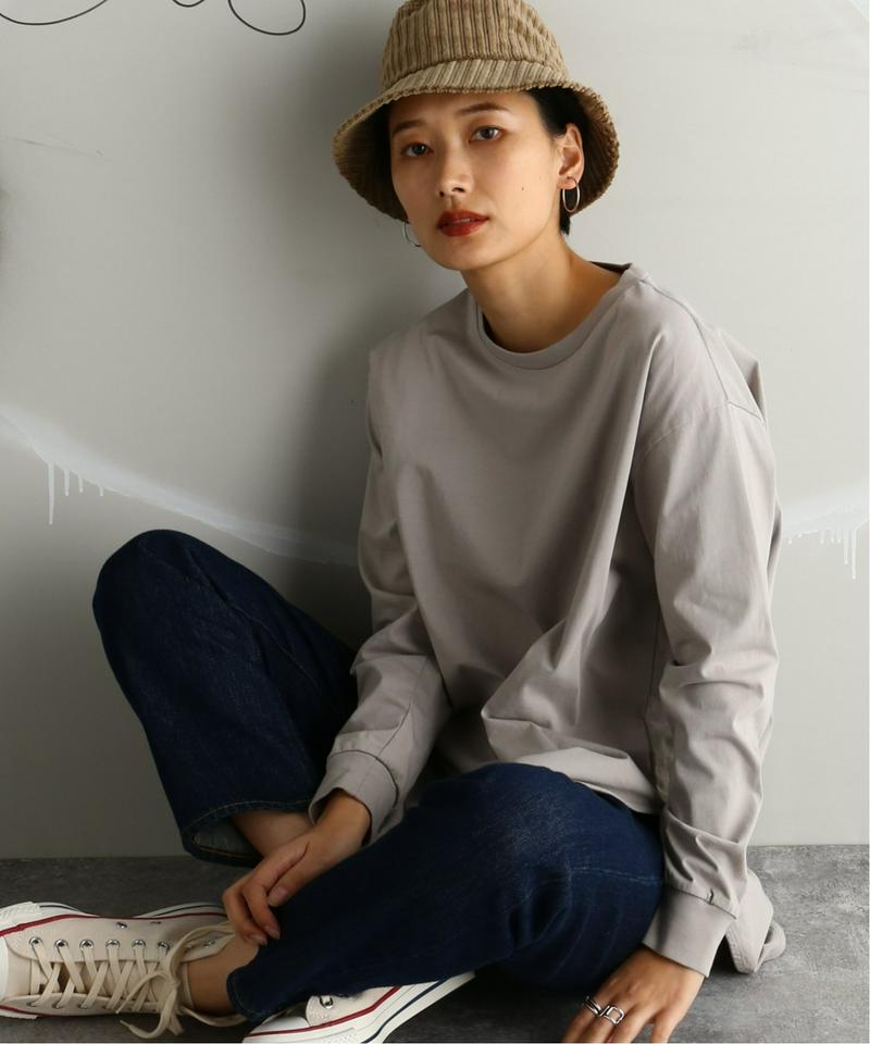 プレミアムコットン ラウンドヘム ロンTee