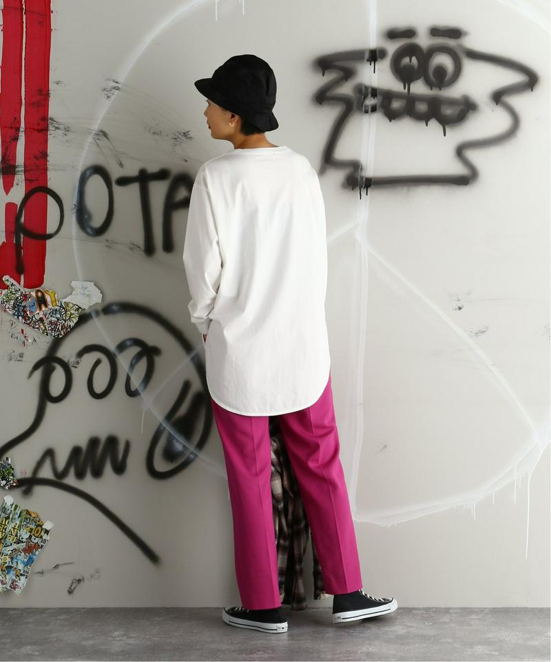 プレミアムコットン ラウンドヘム ロンTee