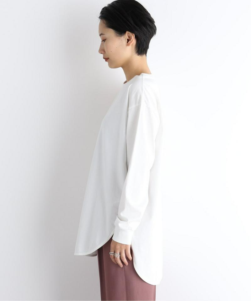 プレミアムコットン ラウンドヘム ロンTee