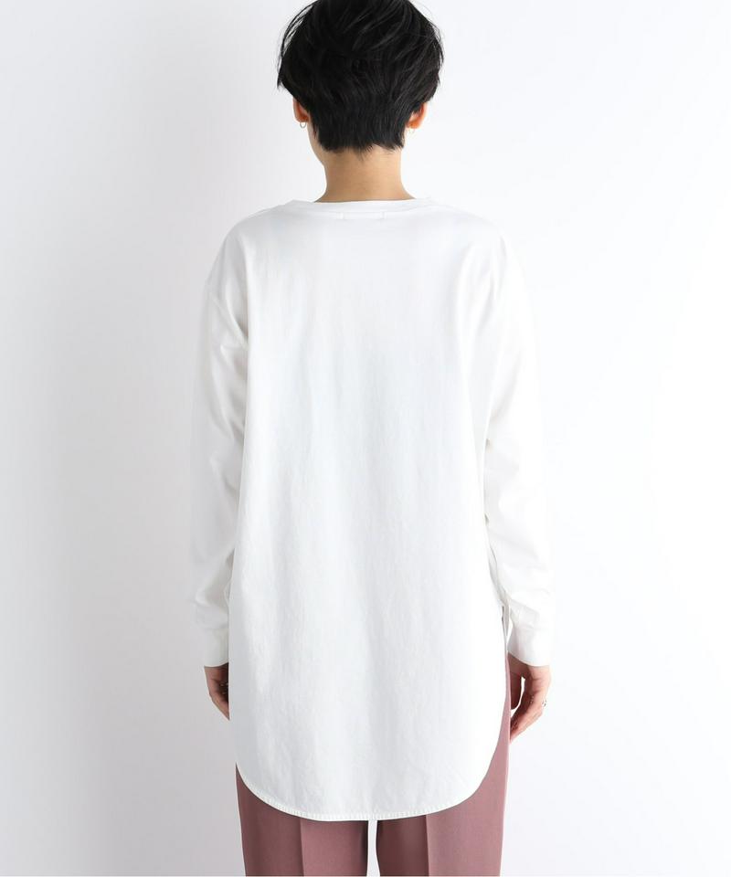 プレミアムコットン ラウンドヘム ロンTee