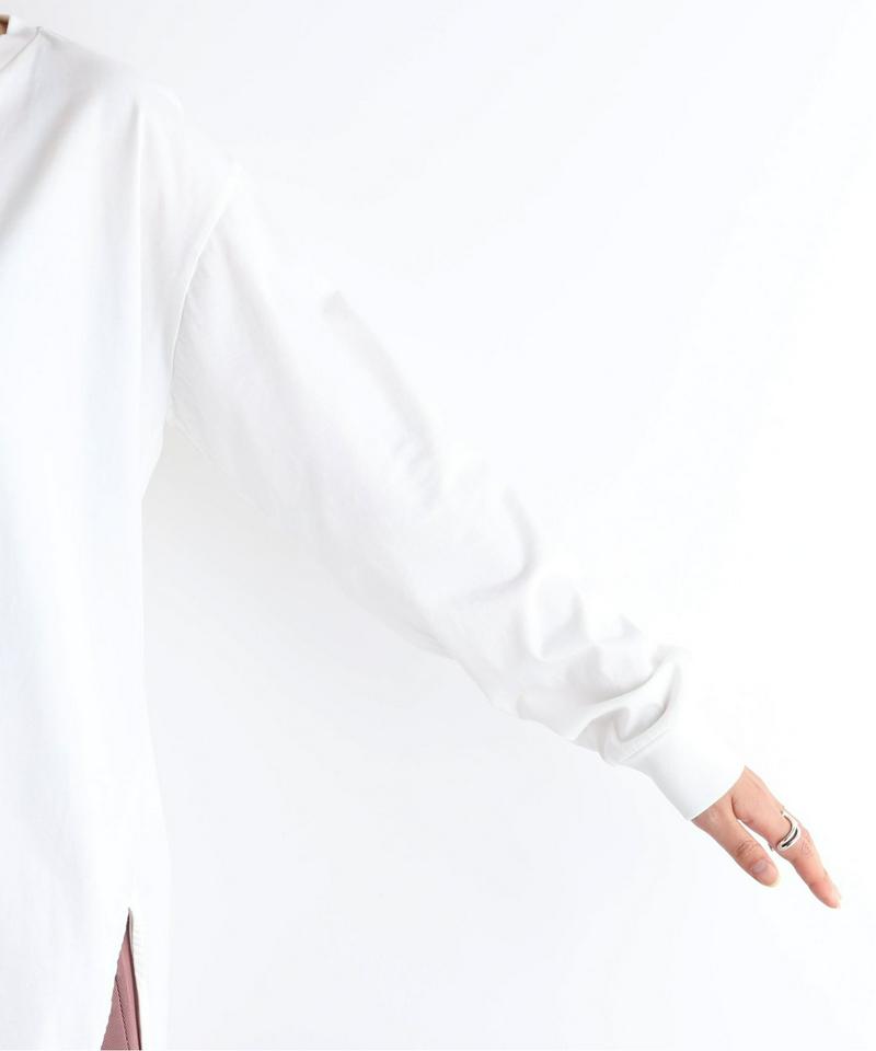 プレミアムコットン ラウンドヘム ロンTee