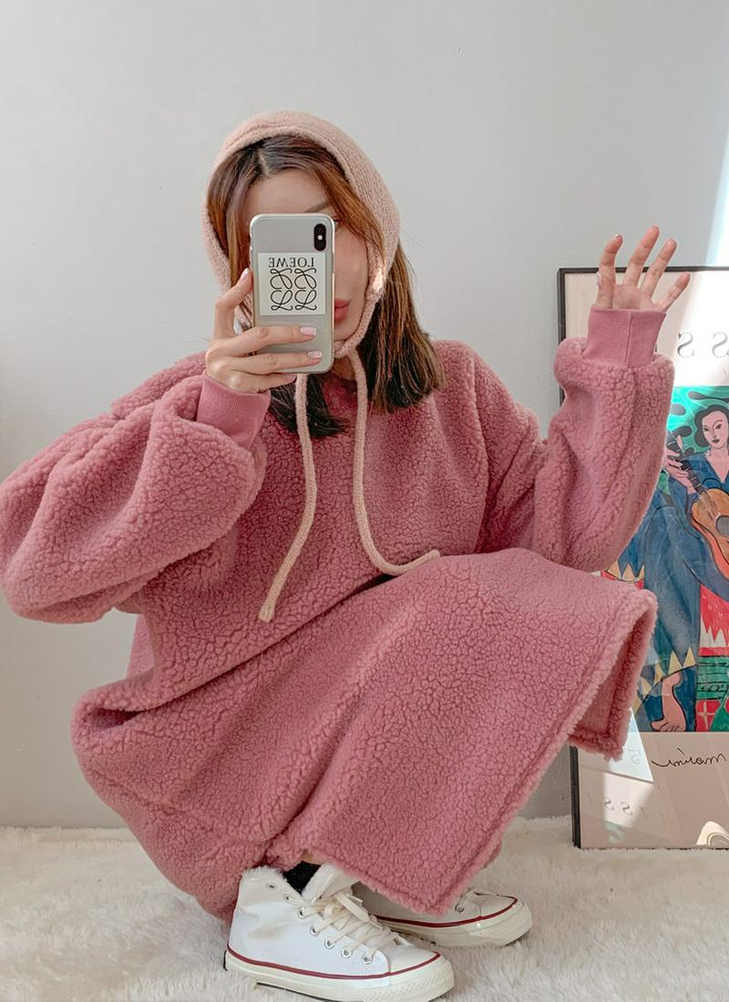 ボアロングワンピース