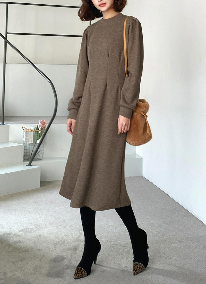 ウエストタックワンピース・全3色