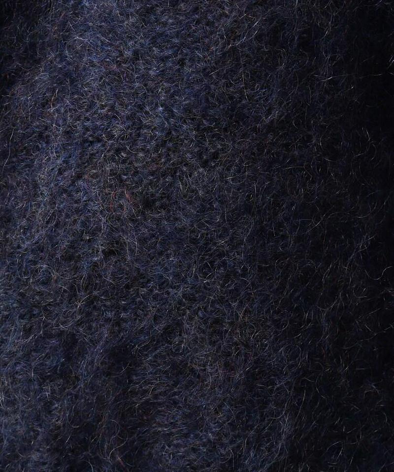 モヘヤ混ニットカーディガン