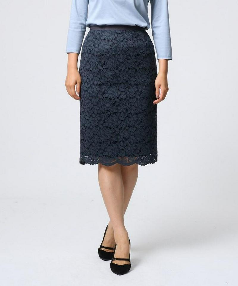 ◆[L]セーヌレース タイトスカート