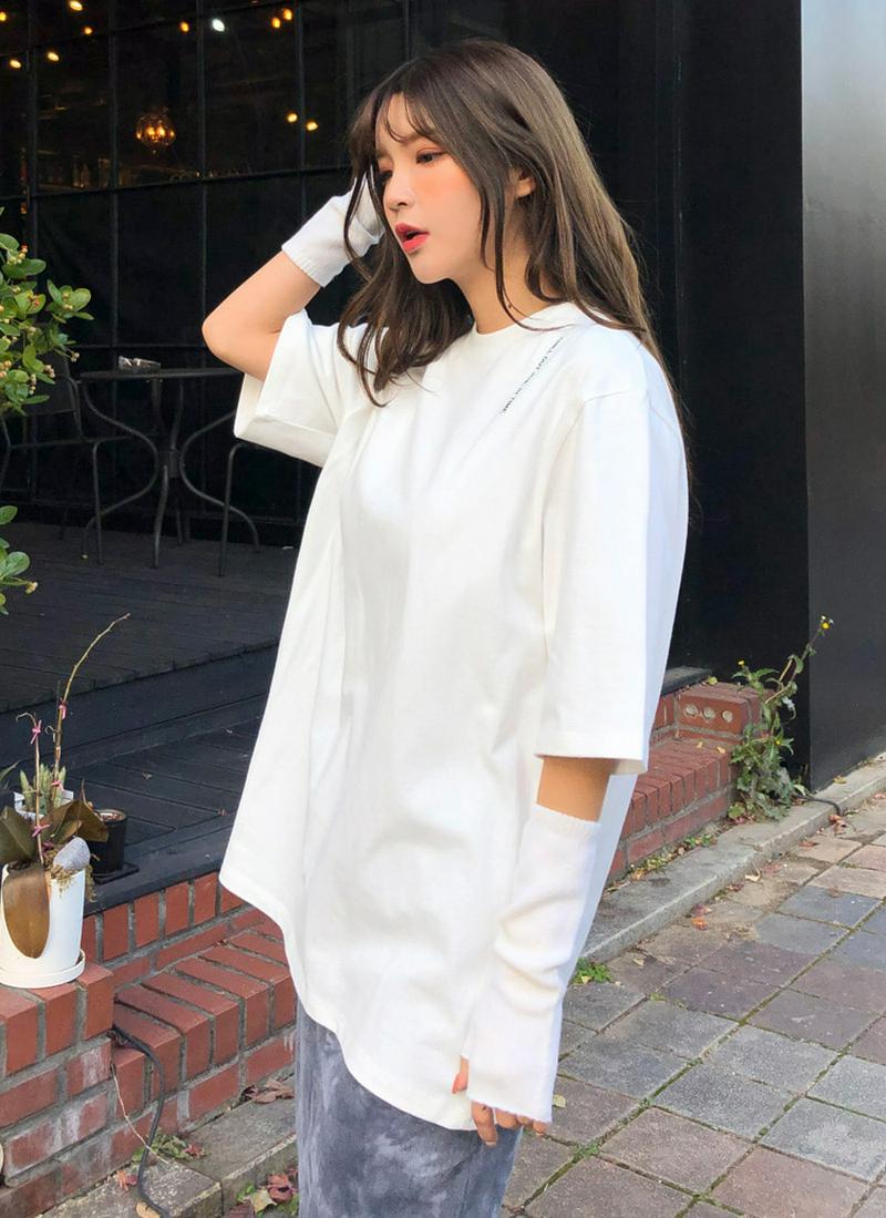 CHILL OUTオーバーフィット半袖Tシャツ