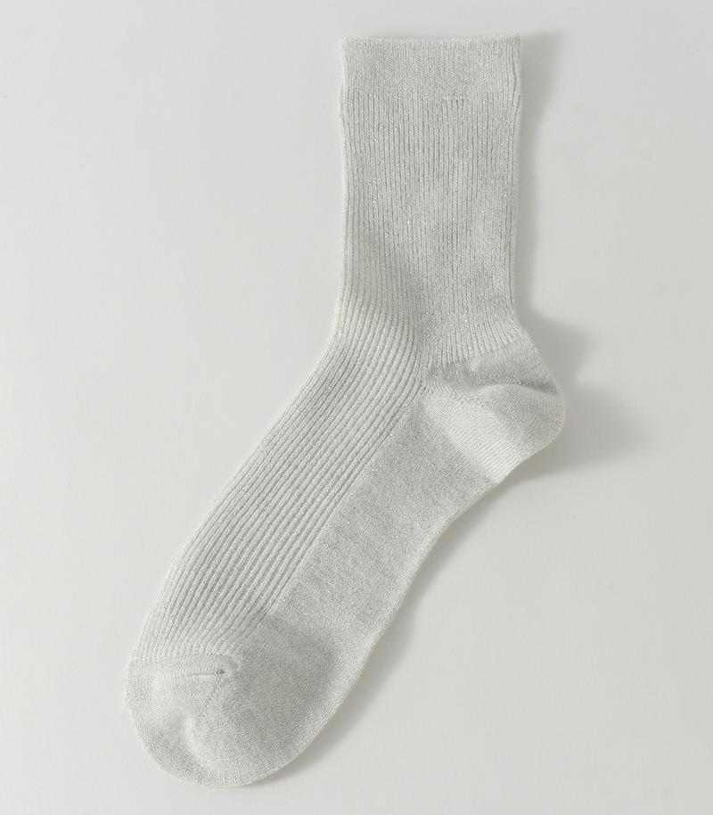 ラメリブクルーソックス