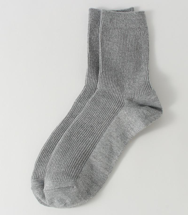 ラメリブクルーソックス