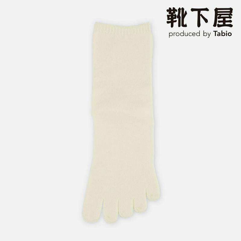 【全品送料無料★〜12/26 9:59迄】【あす楽】【Tabio】 ゴム口フラット五本指ロークルーソックス / 靴下屋 靴下 タ
