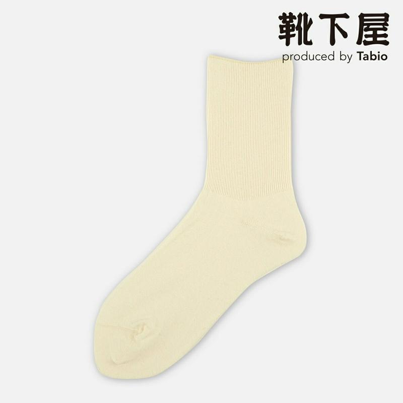 【あす楽】【Tabio】 綿カシミヤリブベタロークルーソックス / 靴下屋 靴下 タビオ くつ下 クルー レディース 日本製 2206ka