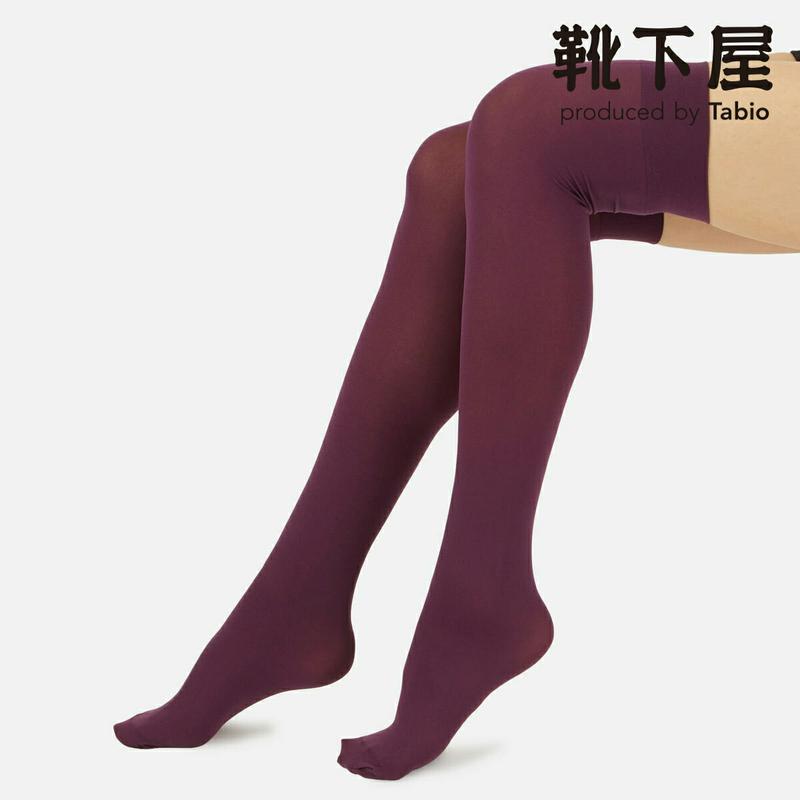 【全品送料無料～6/26 09:59迄】【あす楽】【公式 靴下屋】 レングスフリー 70デニールオーバーニーソックス / 靴下 タビオ Tabio くつ下 オーバーニー サイハイ ニーハイ タイツ カラータイツ ストッキング デニール レディース 日本製