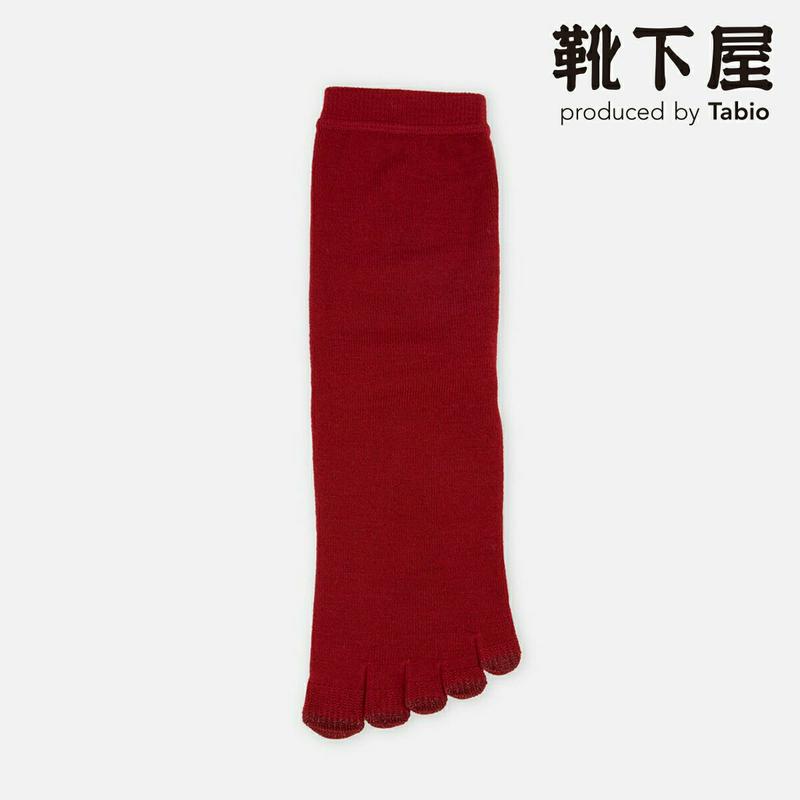 【全品送料無料★〜12/26 23:59迄】【あす楽】【TABIO LEG LABO】 ツボ押しソーラータッチ五本指クルーNEW / 靴下屋 靴下 タビオ くつ下 5本指 五本指 5本指靴下 五本指靴下 5本指ソックス 五本指ソックス レディース 日本製 2112ka