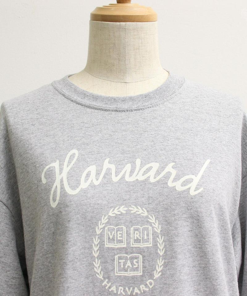 ●mat　ＨＡＲＶＡＲＤ筆記体 ロンT（mat quotidien）