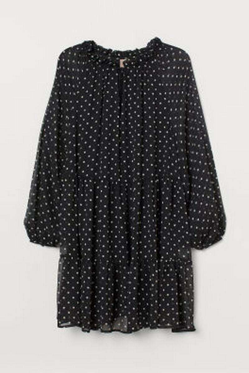 H&M+ シフォンワンピース