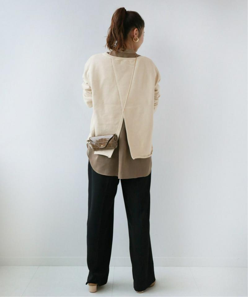 ピグメントバッククロススウェット◆（JOURNAL STANDARD relume）