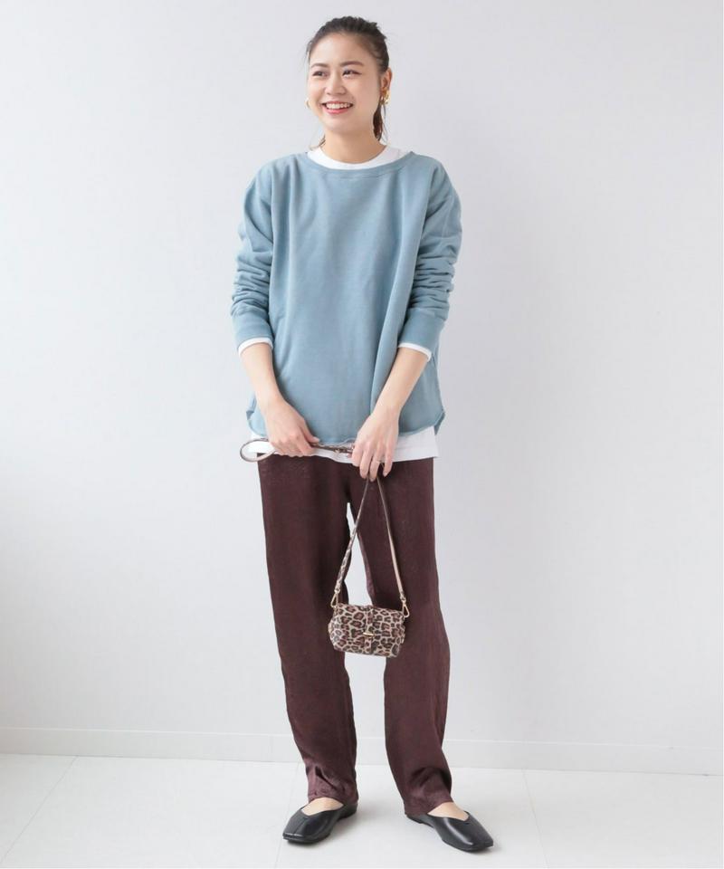 ピグメントバッククロススウェット◆（JOURNAL STANDARD relume）