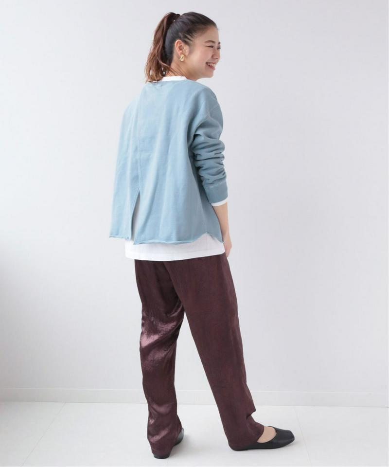 ピグメントバッククロススウェット◆（JOURNAL STANDARD relume）