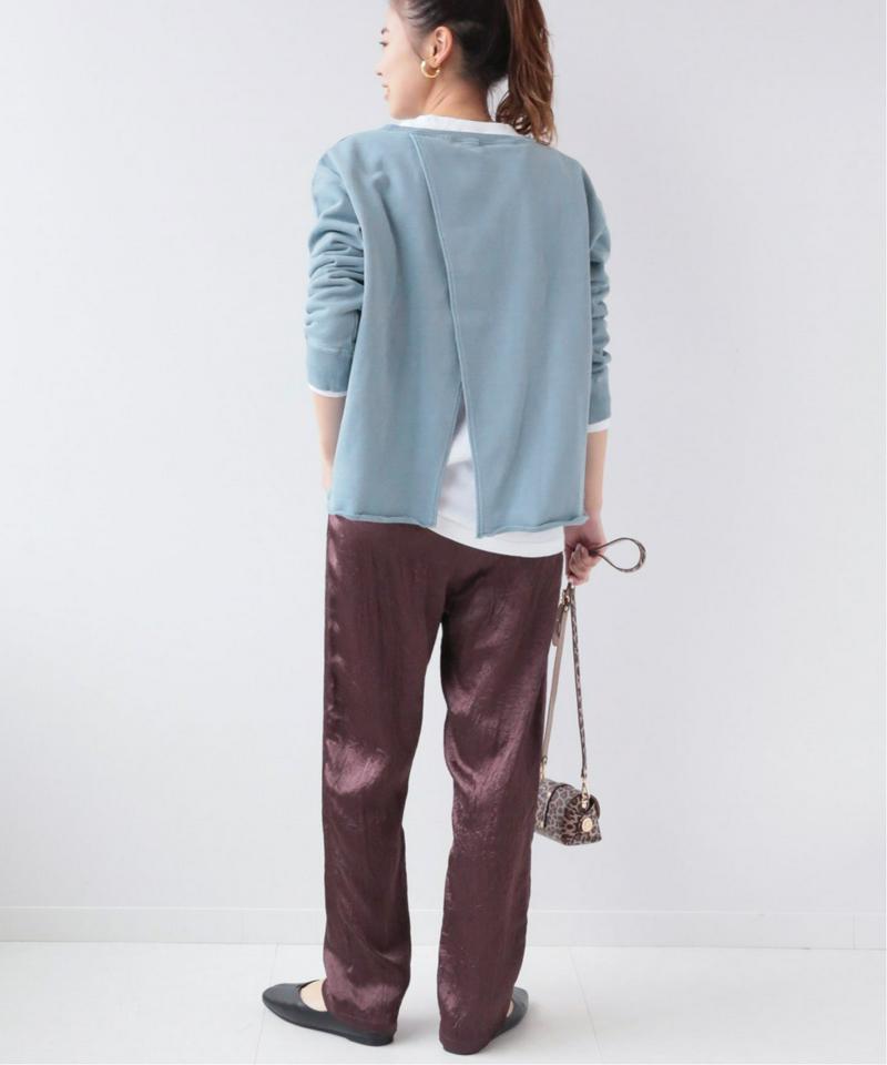 ピグメントバッククロススウェット◆（JOURNAL STANDARD relume）