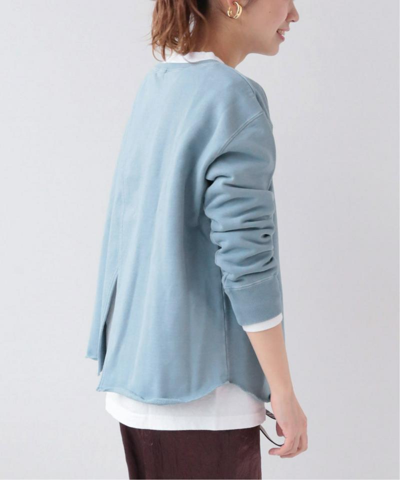 ピグメントバッククロススウェット◆（JOURNAL STANDARD relume）