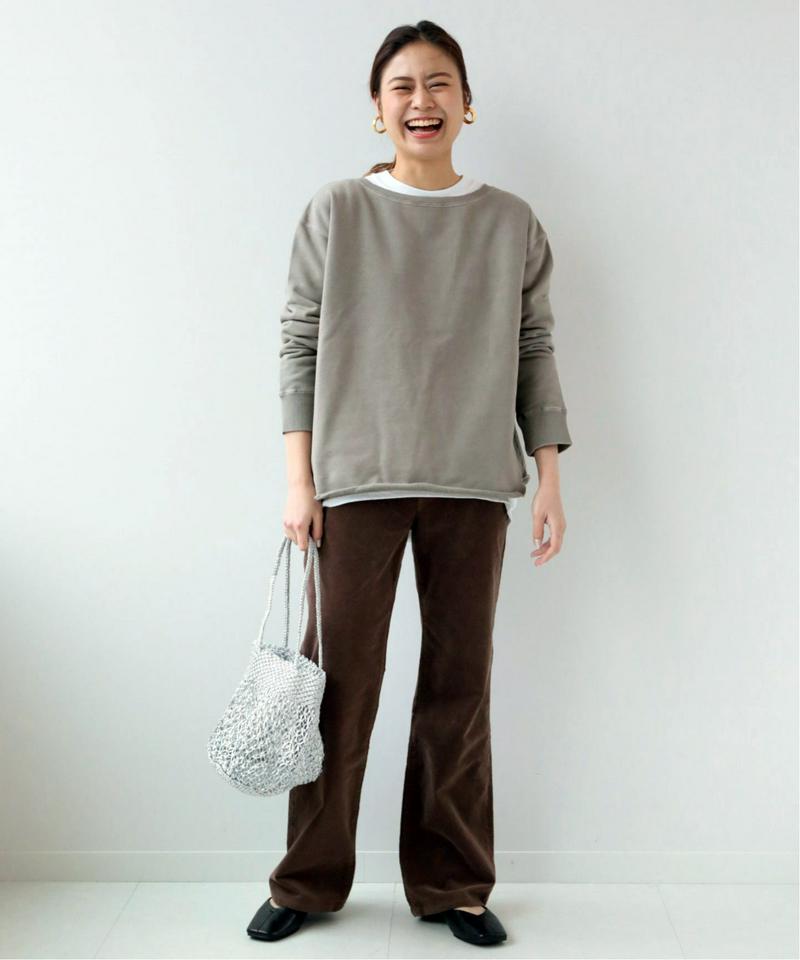 ピグメントバッククロススウェット◆（JOURNAL STANDARD relume）