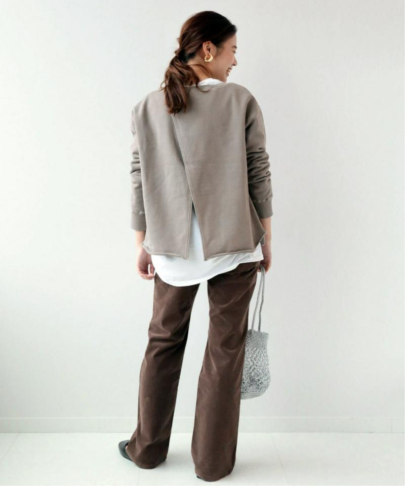 ピグメントバッククロススウェット◆（JOURNAL STANDARD relume）