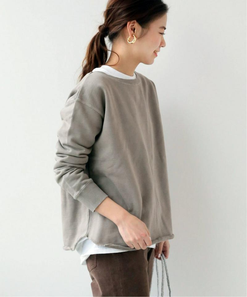 ピグメントバッククロススウェット◆（JOURNAL STANDARD relume）