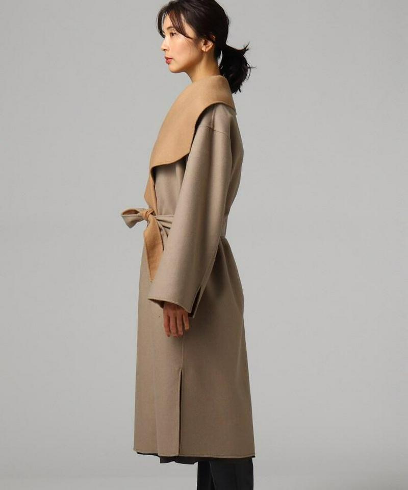 アンゴラ混リバーコート