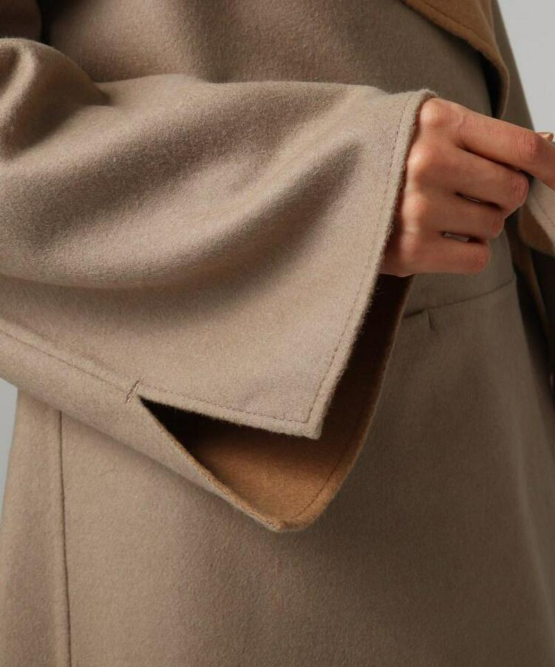 アンゴラ混リバーコート